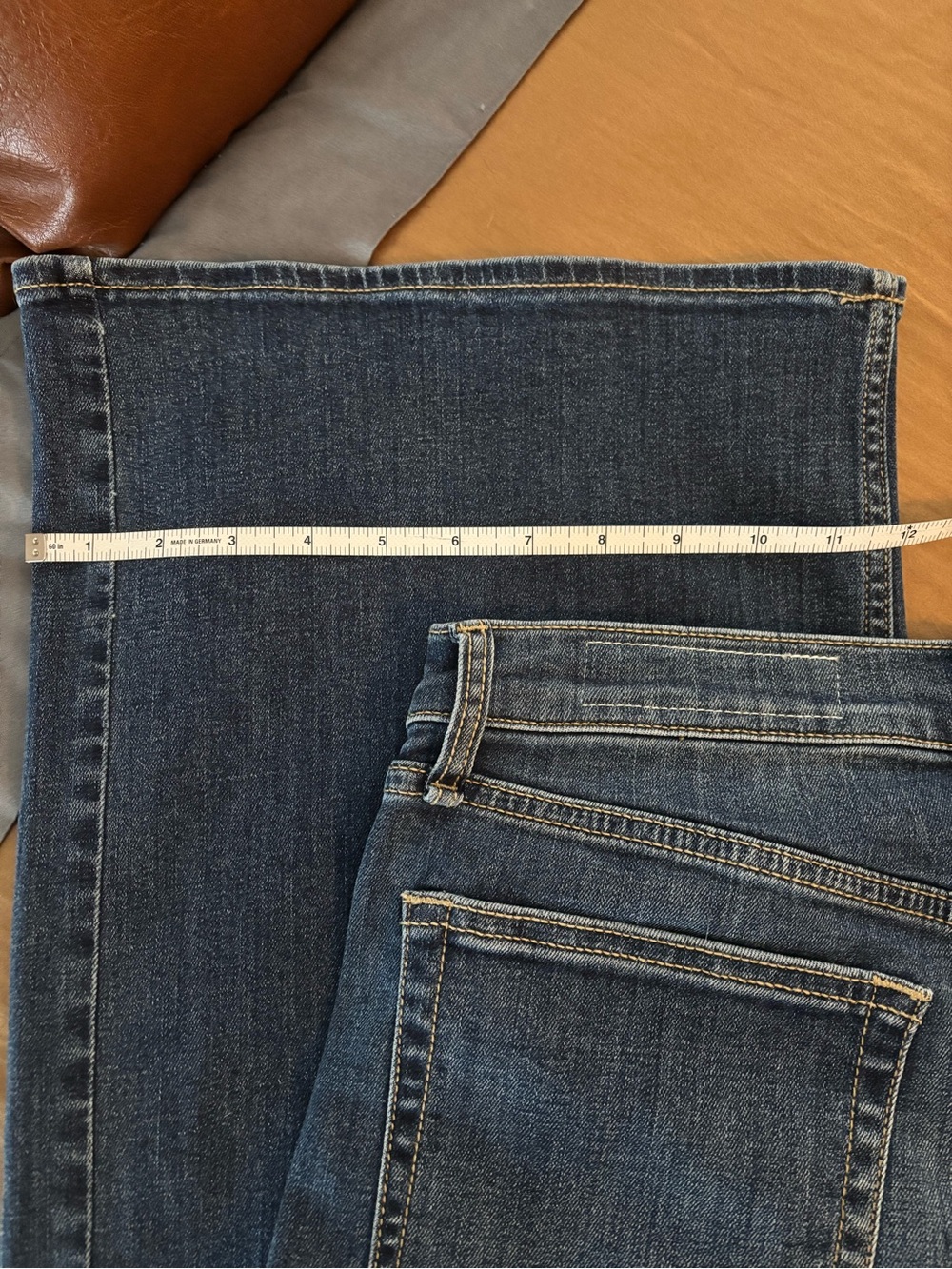 rag & bone Dark Blue Flare Jeans - Picture 4 of 6